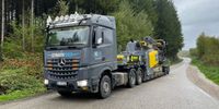 Helbig Transporte Herrenberg Tieflader Mulde Maschinen Tiefbett 113